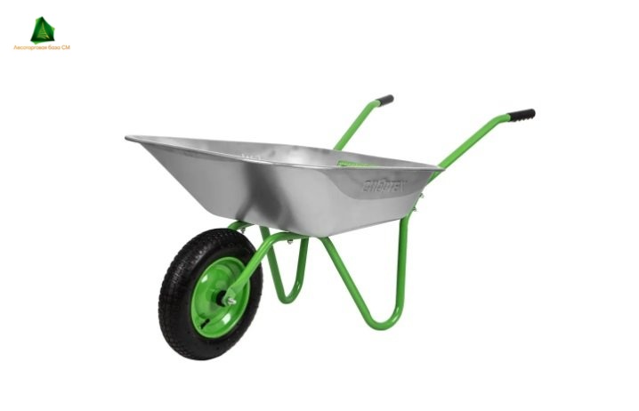 Тачка садово-строительная одноколесная 110л до 170кг